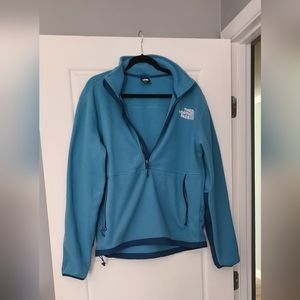 Never Worn, New Men's North Face Medium 3/4 Fleece Zip
